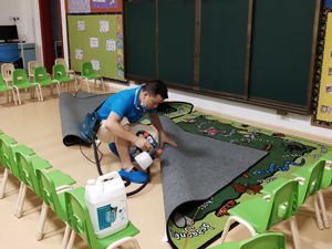 衡陽(yáng)英聯(lián)皇家幼兒園銀泰園除甲醛施工案例